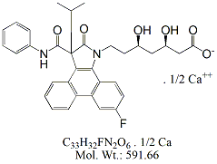 Atorvastatin Pyrrolidone Phenanthrene Calcium